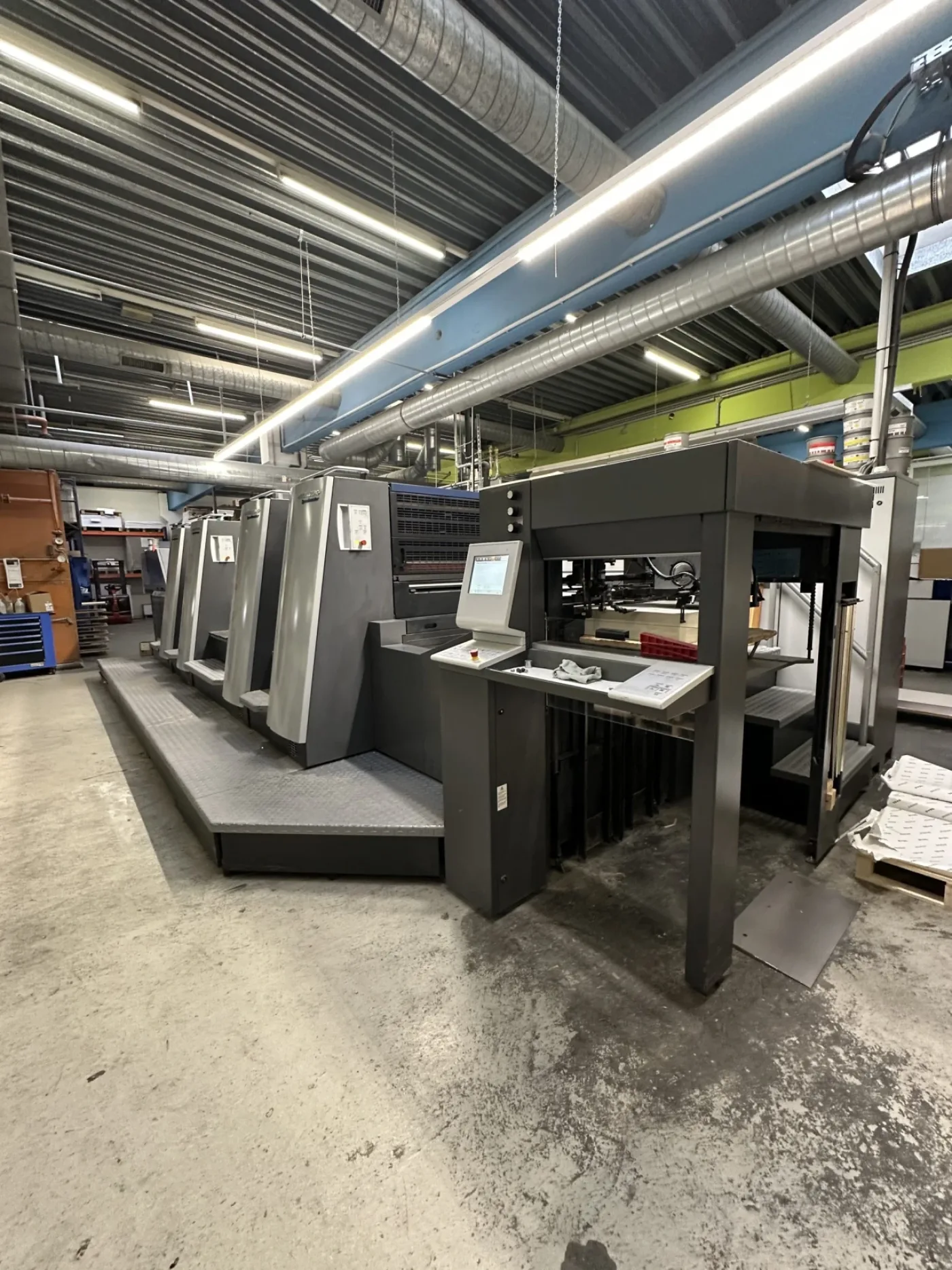 Heidelberg XL 75-4-P offset printing press - 7