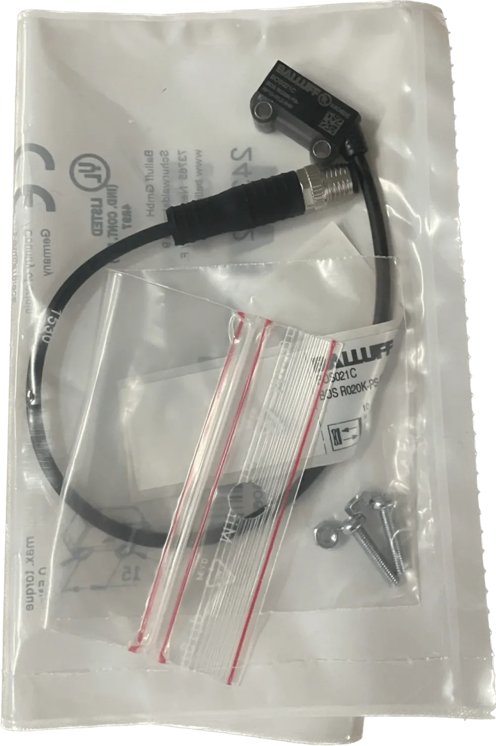 BALLUFF Lichttaster mit Hintergrundausblendung BOS R020K-PS-RF10-00,2-S49