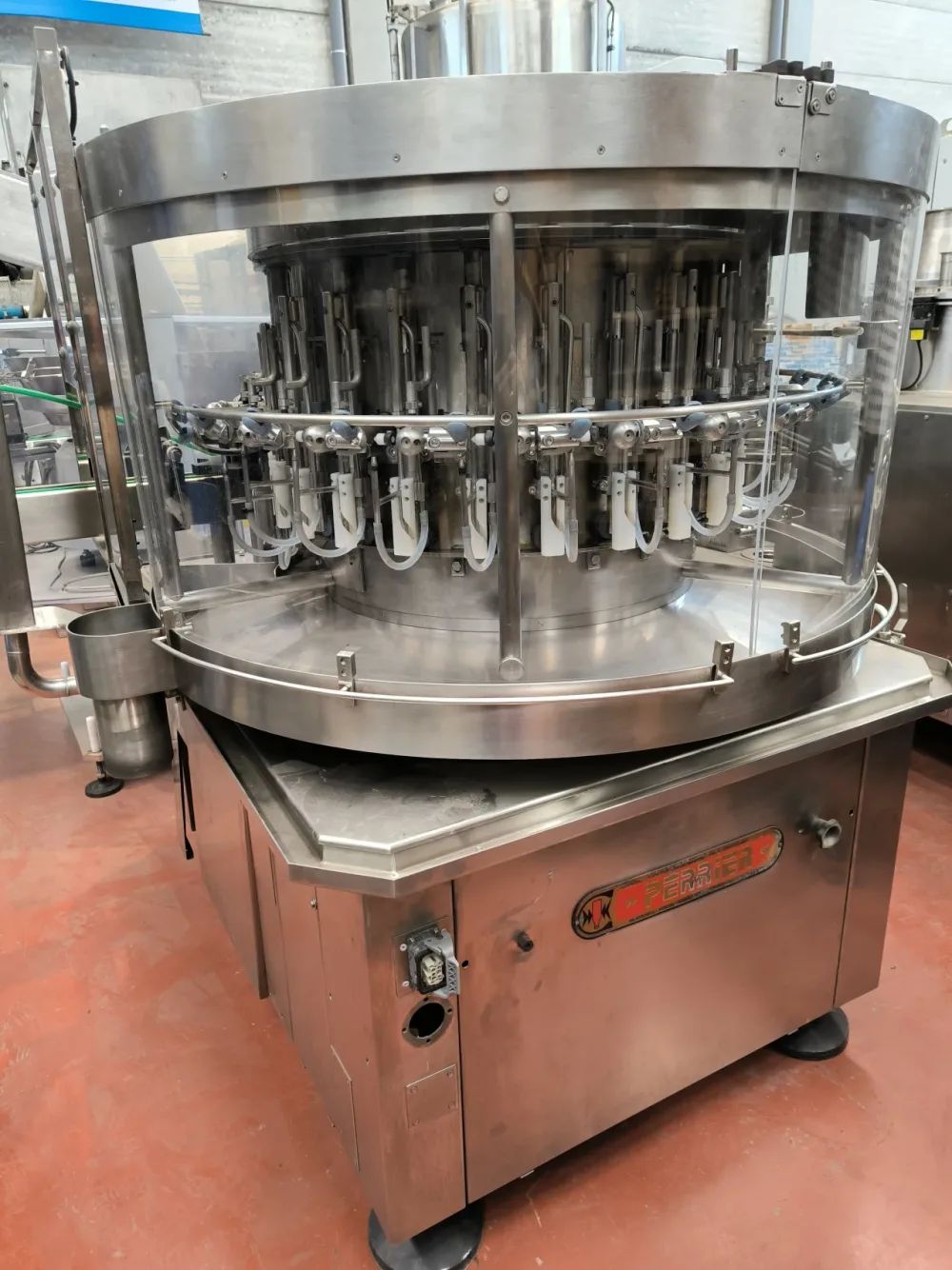 PERRIER BOTTLE RINSER WITH 24 STATIONS