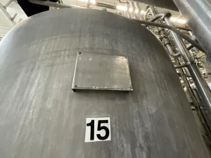 Chaudronnerie Tuyauterie Chaudronnerie Tuyauterie Circa 3000 Litre Stainless Steel Mixing Tank