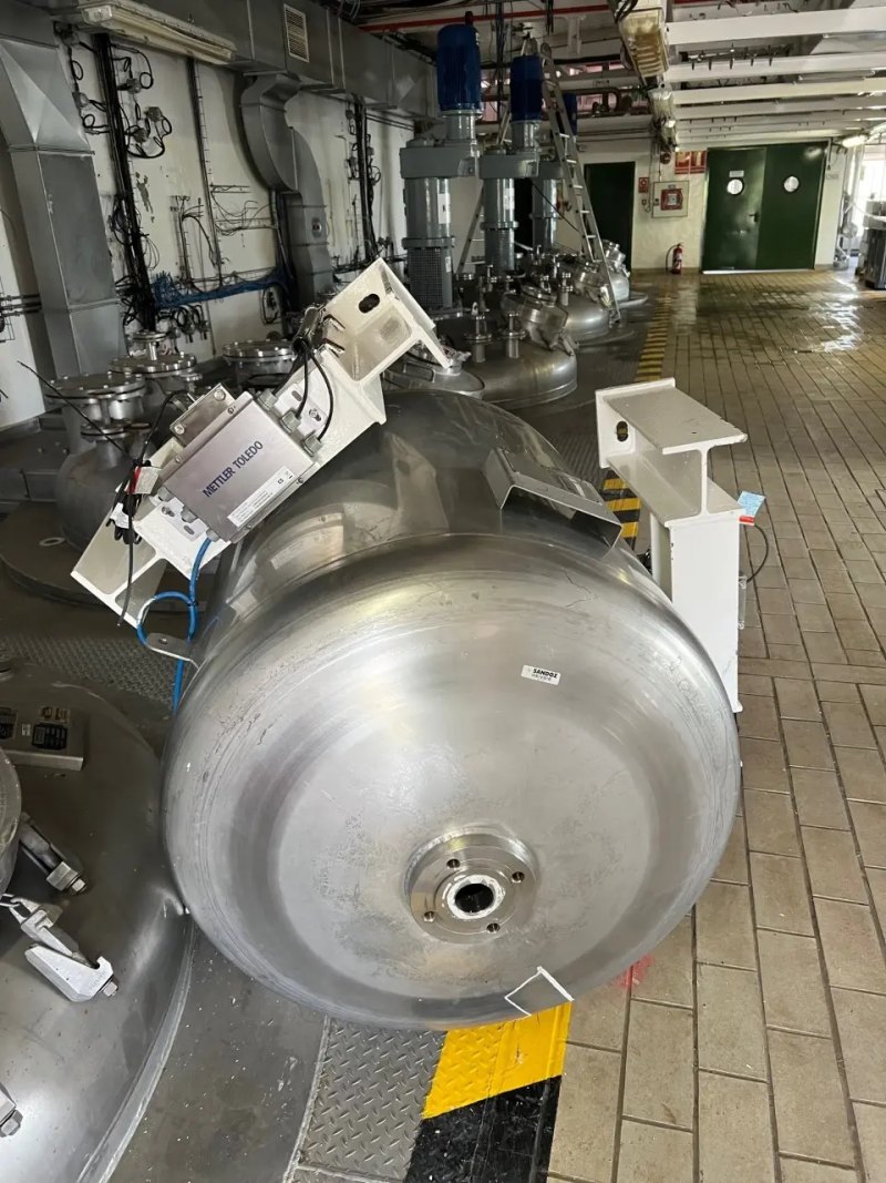 USED GINOX STAINLESS STEEL REACTOR 500 LITERS