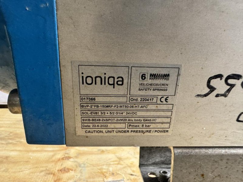 2022 Ioniqa / Max-Air Automated ball valve