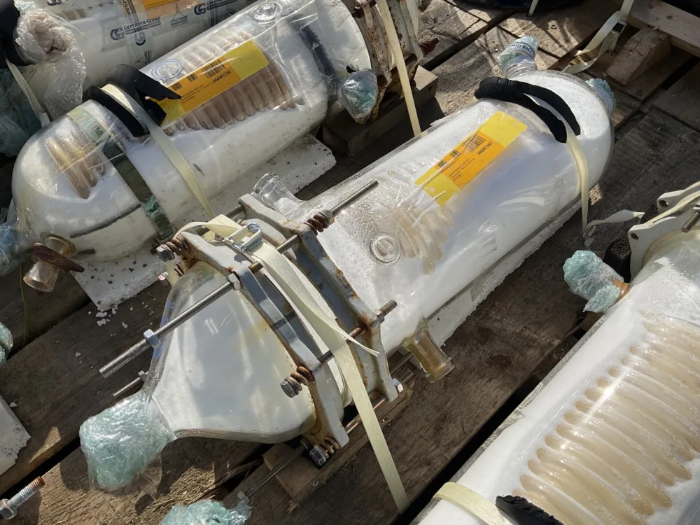 QVF Glasstechnik Glass spiral 1m² - Shell and tube heat exchanger