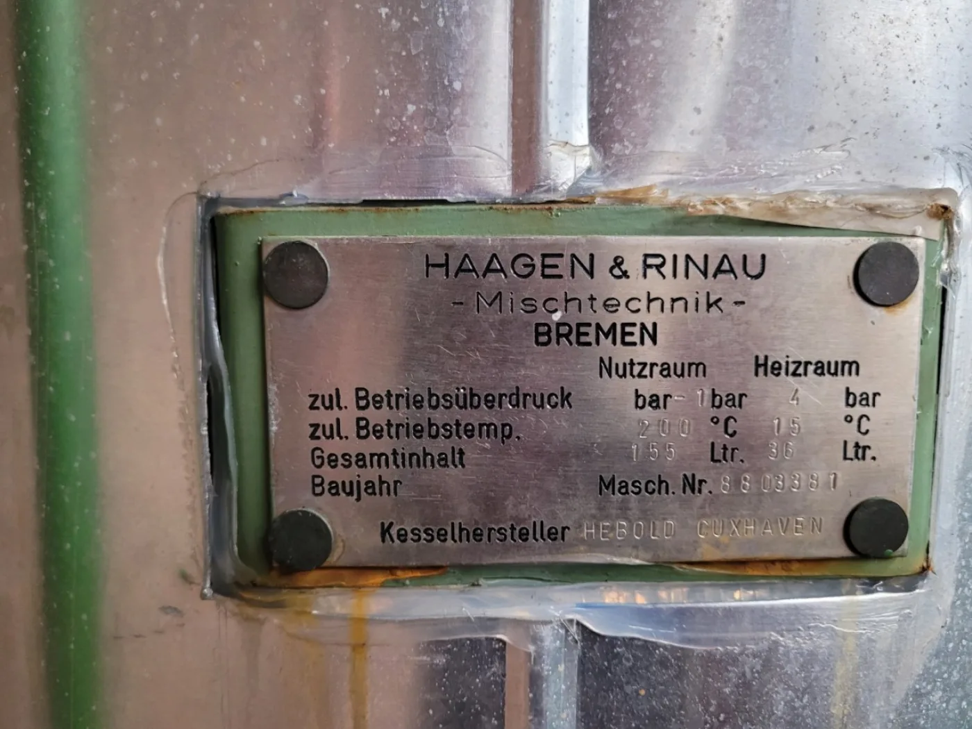 Haagen & Rinau 63 Ltr - Paddle dryer - 6
