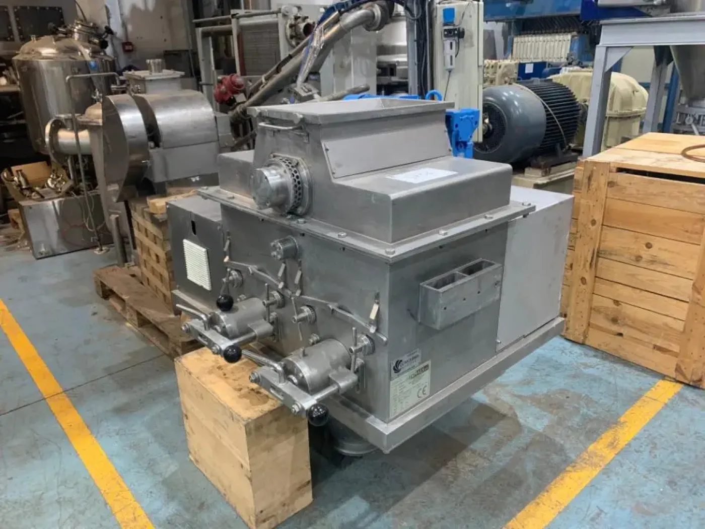 USED BONALS G-45 DOUBLE + TR-45 STAINLESS STEEL GRANULATOR - 5
