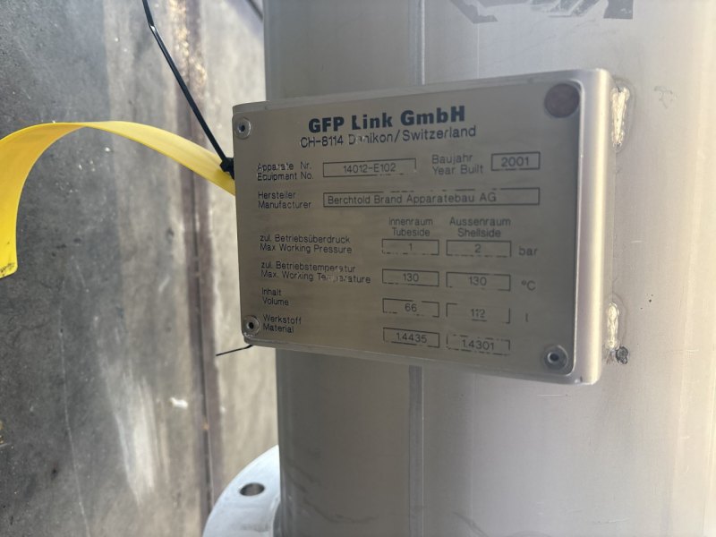 GFP Link GmbH Batch evaporator, natural + forced circulation (3 configs in 1 plant) - Falling film evaporator