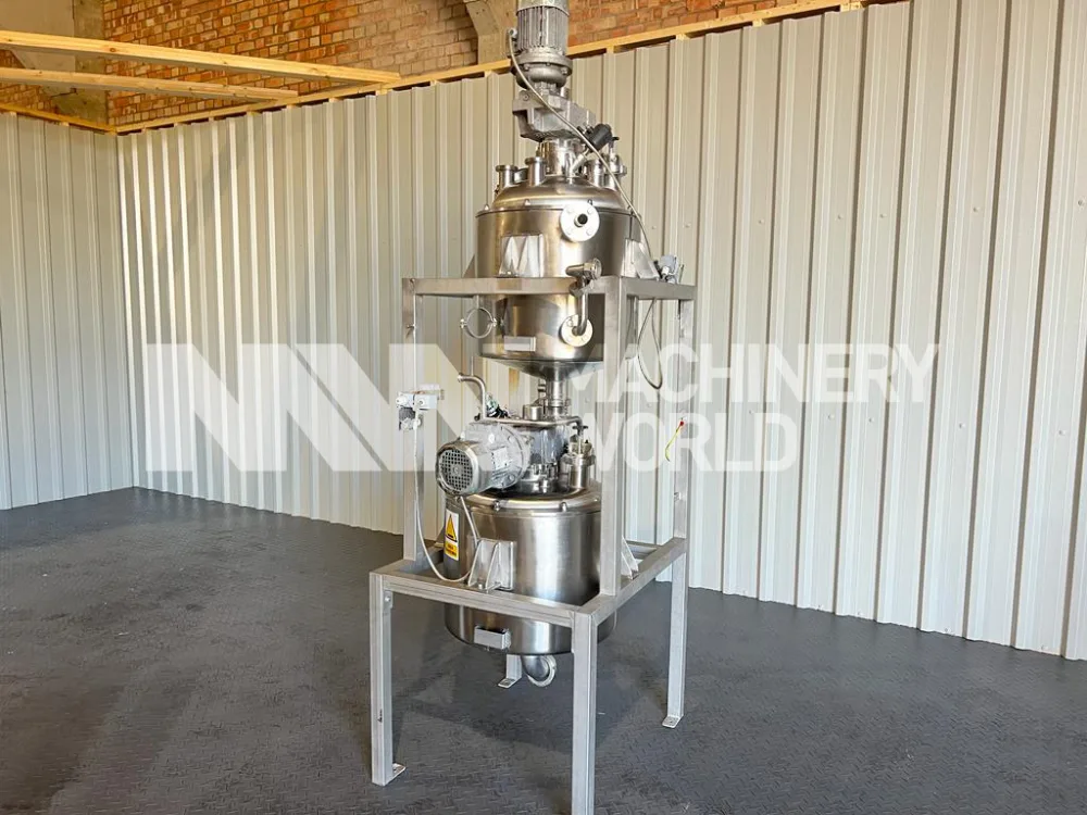 2x 50L (100L) Stainless Jacketed &amp; Insulated Process Twin Tank with Scraped Surface Mixer (Year 2014)