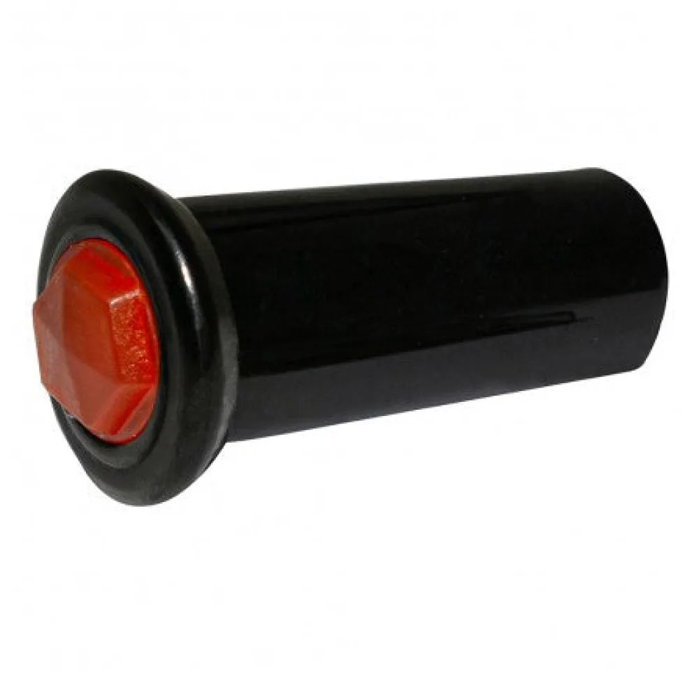 Waarschuwingslamp oranje controle lamp lens