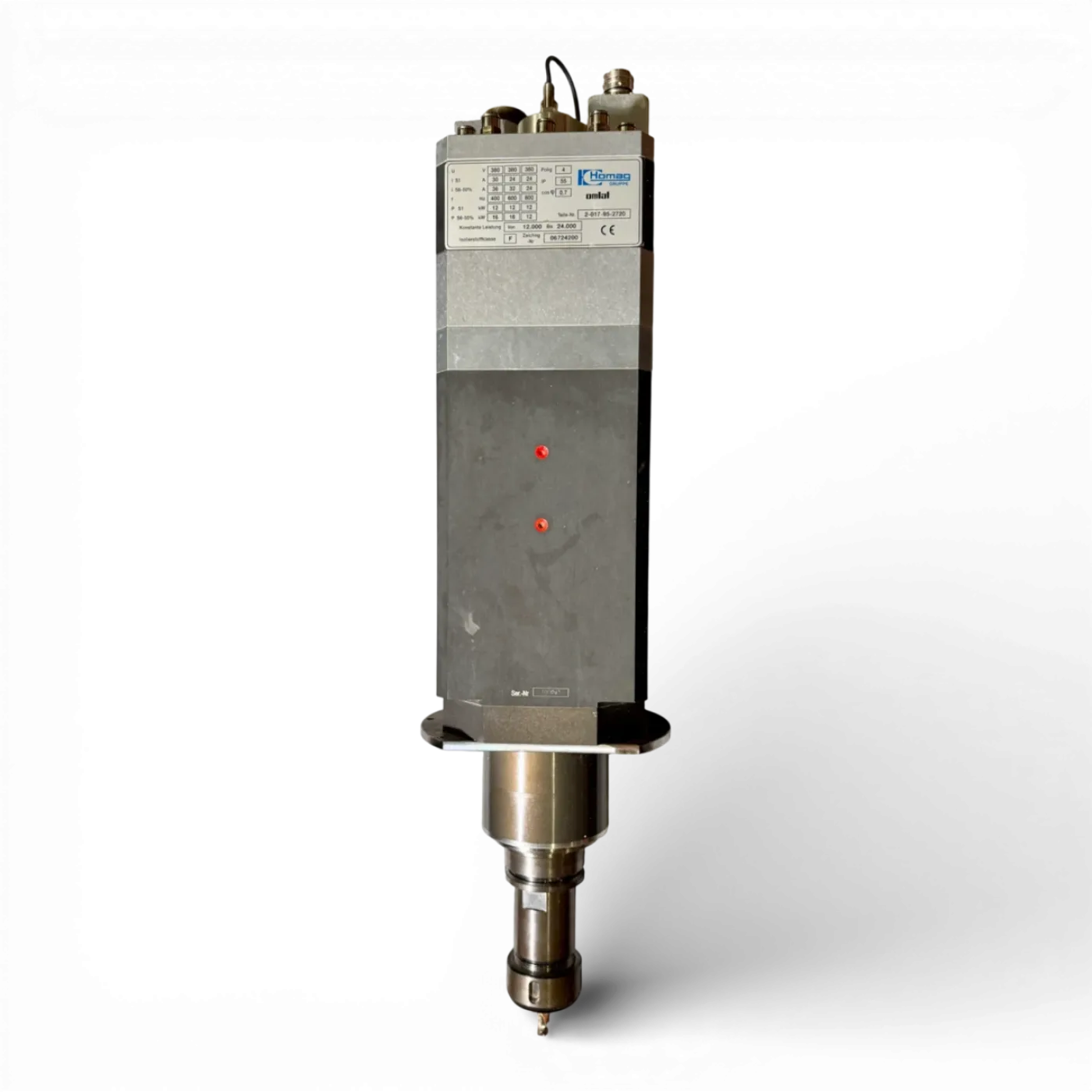HOMAG WEEKE OMLAT Motorspindel Hauptspindel Motorspindel Motor Hauptmotor Teile Nr. 2-017-95-2720 Art Nr 2017952720 Zeichnung 06724200 CNC - 2