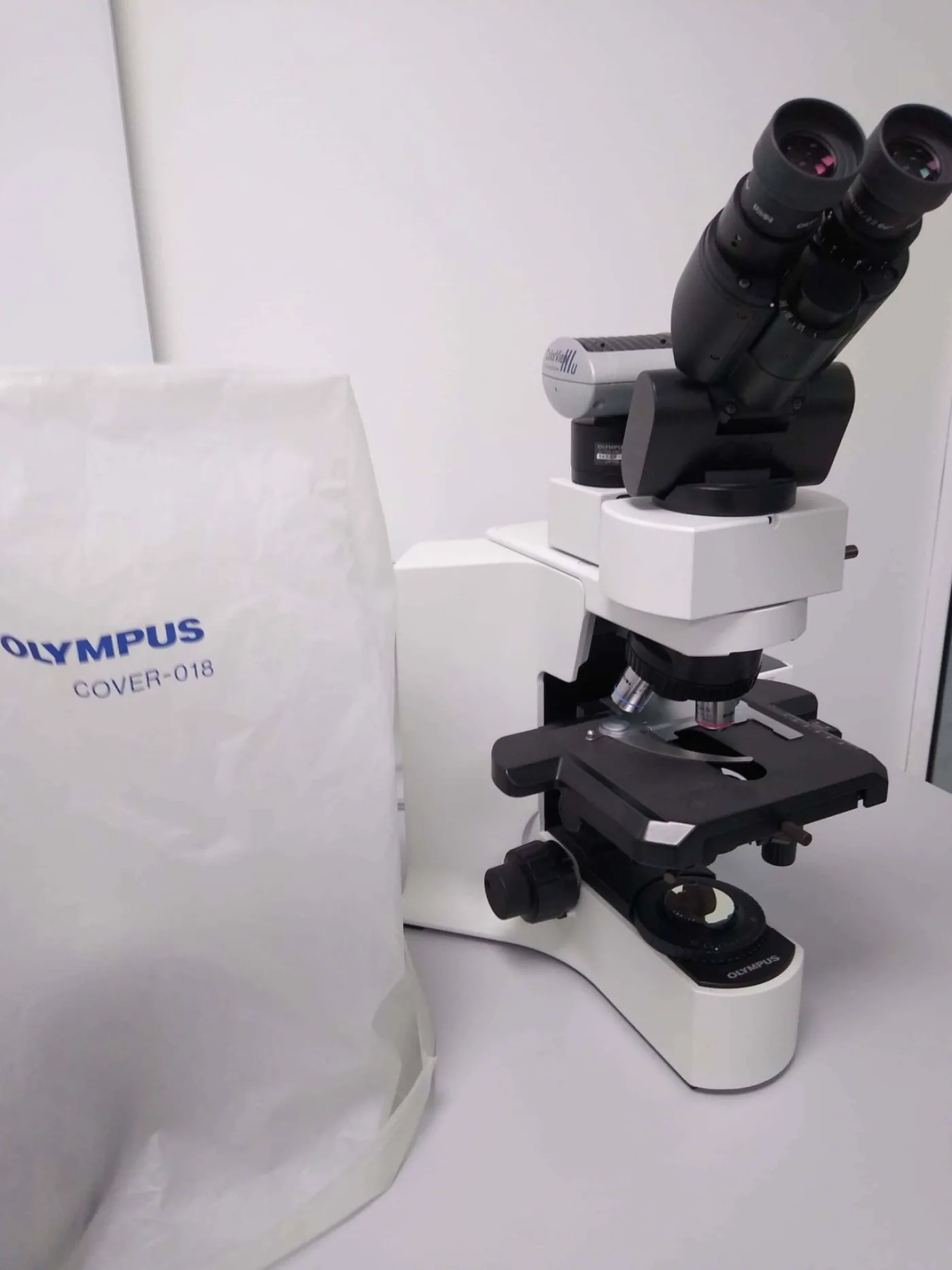 Olympus BX41 Binoculaire Biologische Microscoop met Camera - 1