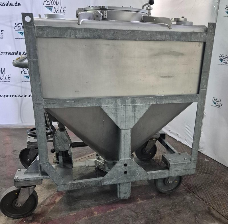 Stöcklin IBC-Behälter (Halar-beschichtet, verzinkter Rahmen) 670 ltr.