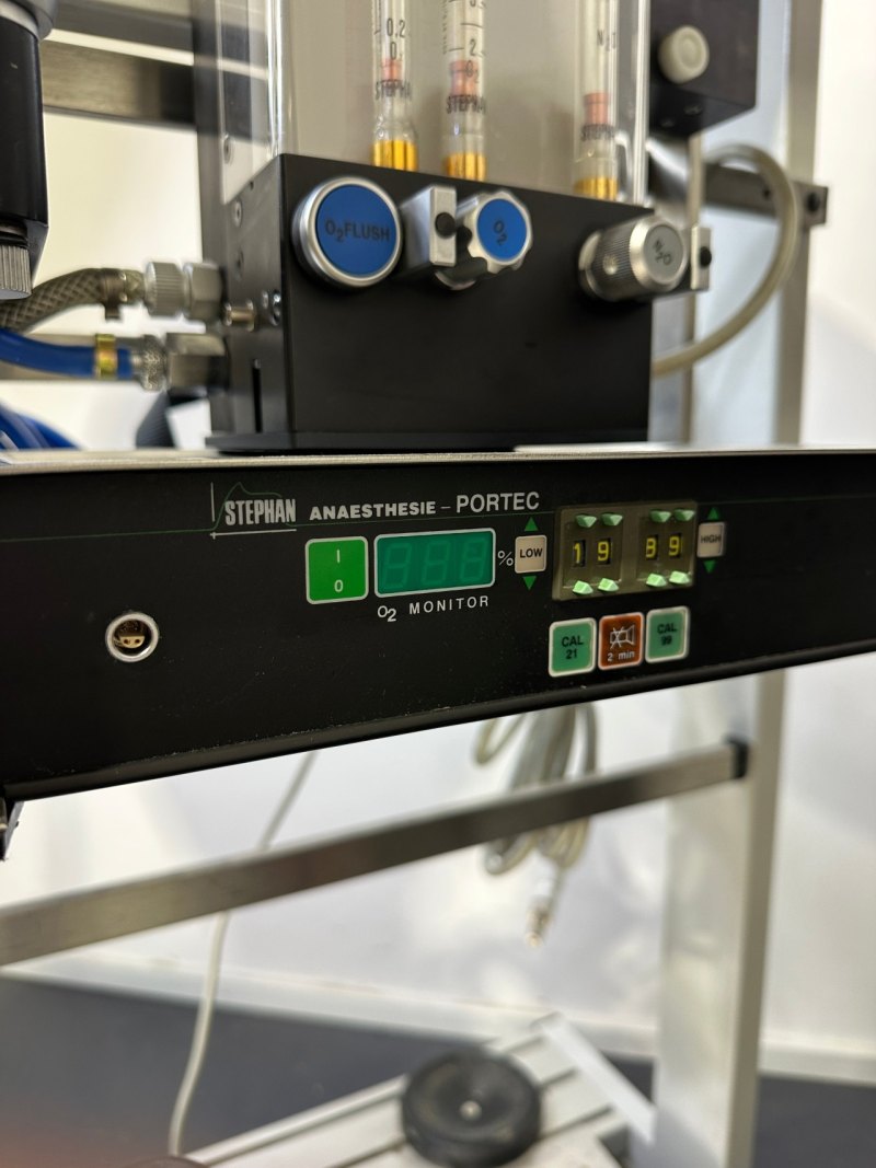 Stephan Portec GME 3 Narkosegerät mit O2 Monitor
