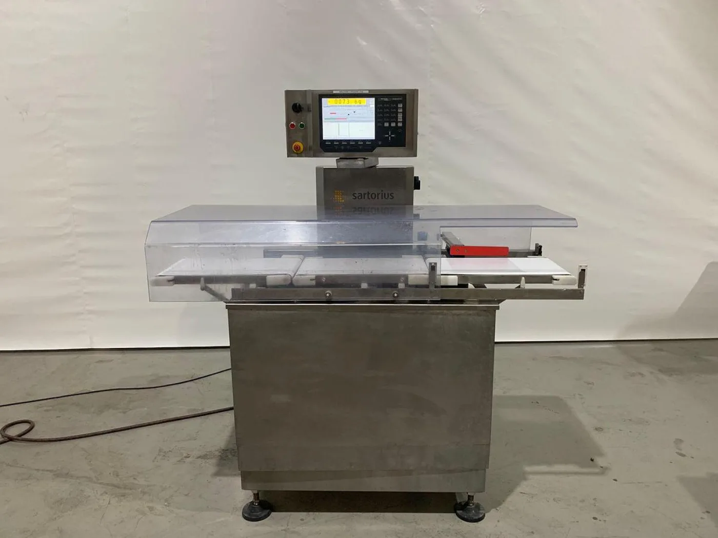 2008 Sartorius EWK 3010 Checkweger met uitwerper - 1