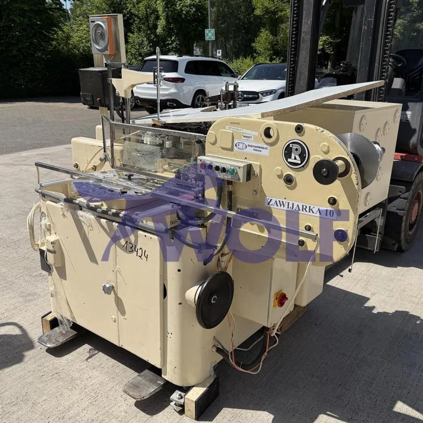Stannioliermaschine RASCH - Type RU-E, mit Abrollstation. - 1