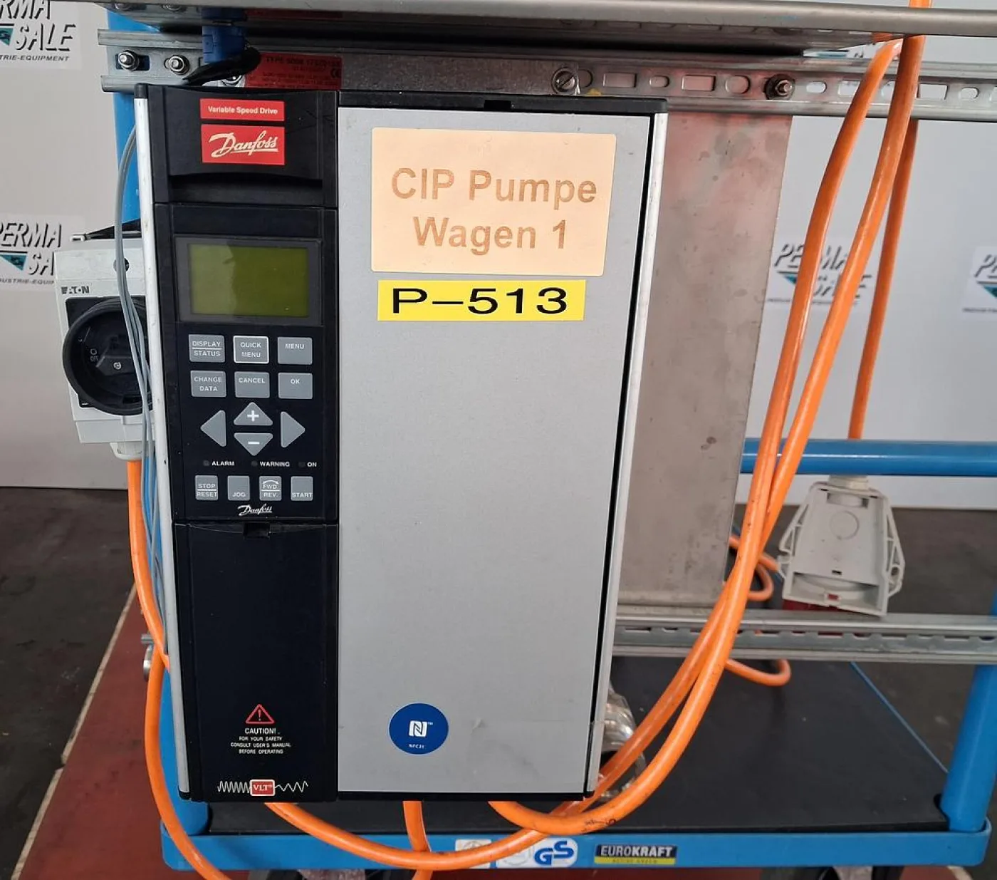 CIP-Pumpenwagen P-513 fahrbare Reinigungsstation - 2