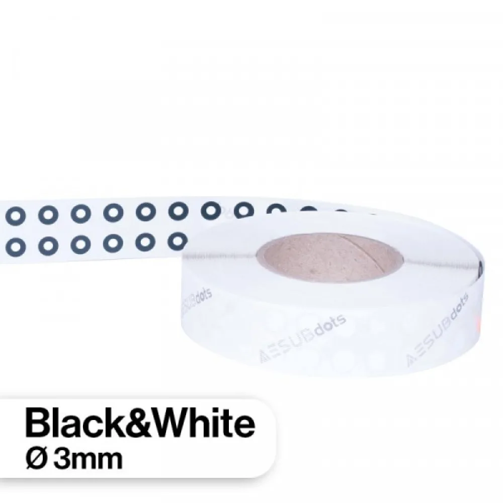 AESUBdots Retro Easy – Puntos de referencia adhesivos 3MM