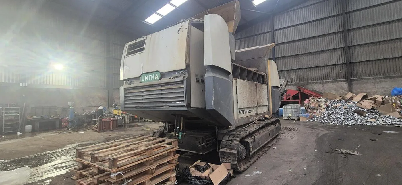 2021 Untha XR 3000 Single-shaft Tracked Shredder - 5