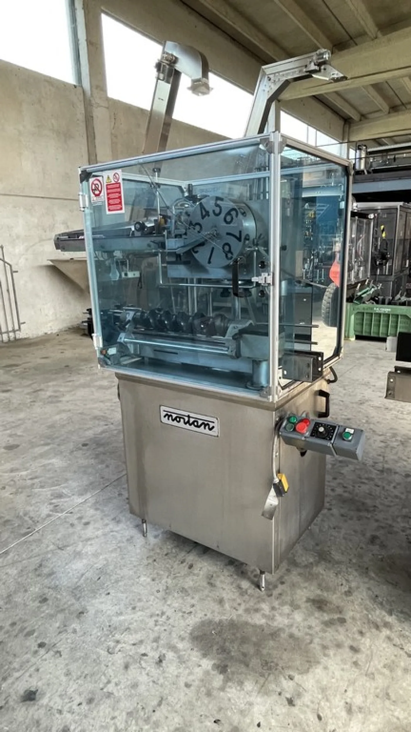 CAPSULE DISTRIBUTOR NORTAN MODEL MULTICAP 120 AND ROLLING MACHINE NORTAN FOR CAPSULES, MODEL AURORA 120, SECOND-HAND MACHINES - 3