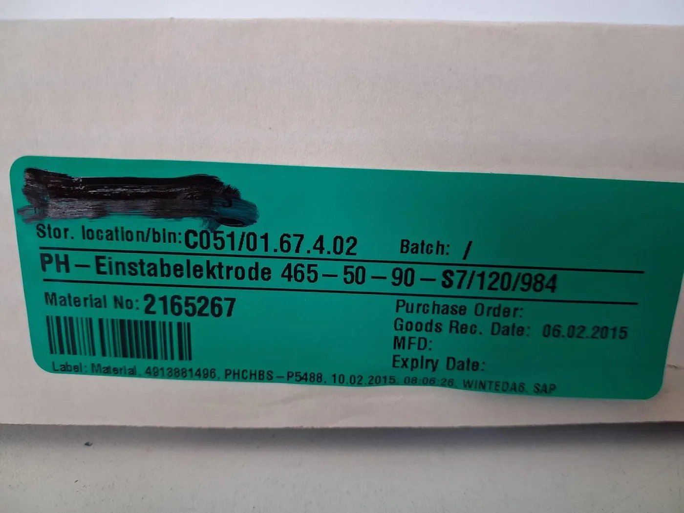 Mettler Toledo 465-50-90-T-S7/120/9849 Combination pH Electrode - 4