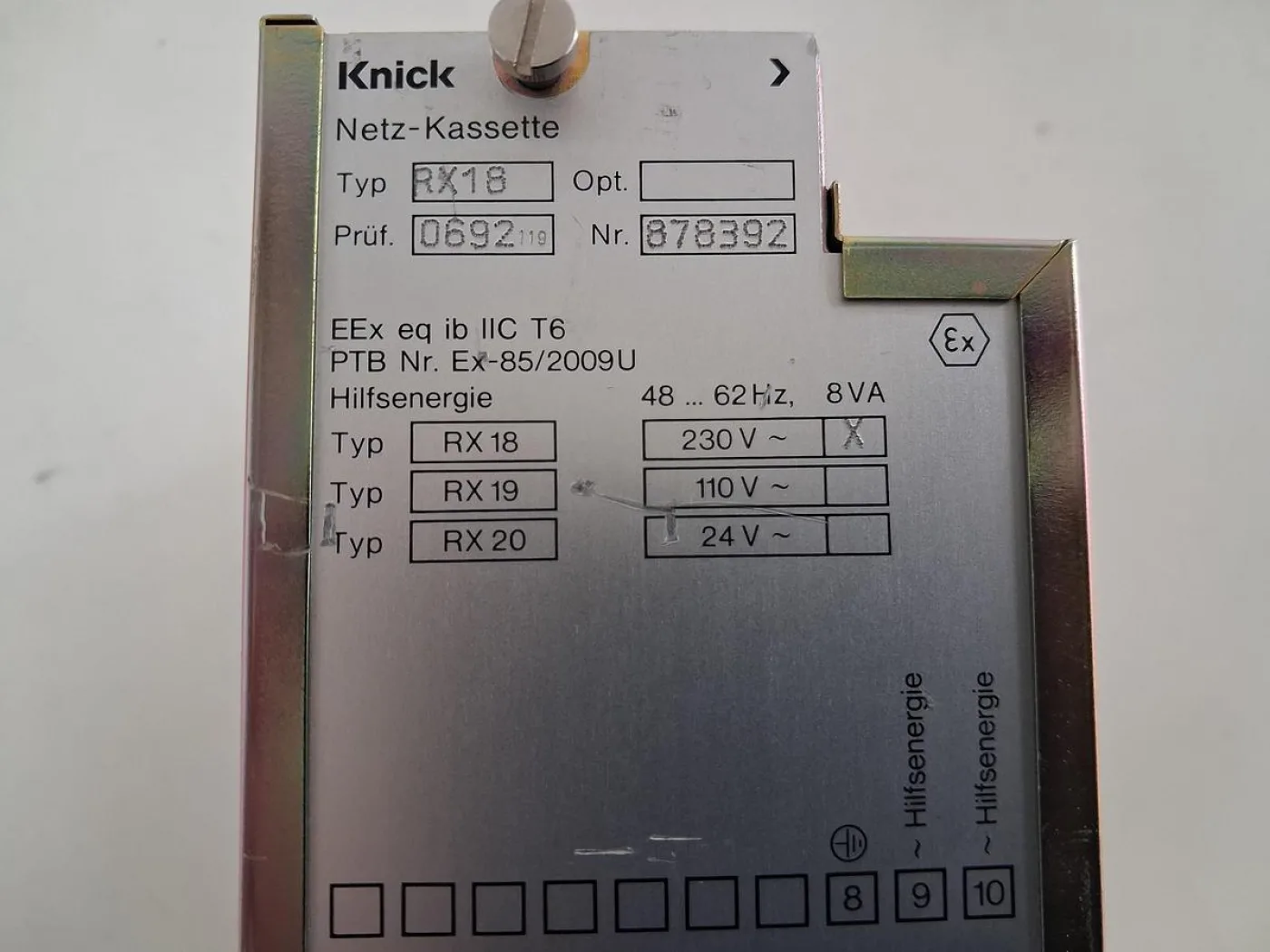Knick RX 18 Netz-Kassette - 2
