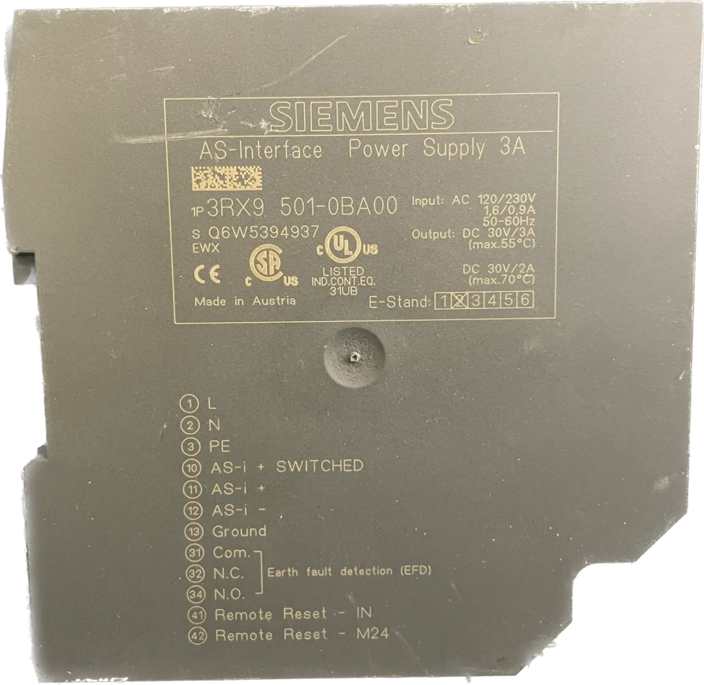 Siemens AS-i Power 3A 3RX9501-0BA00 - 2