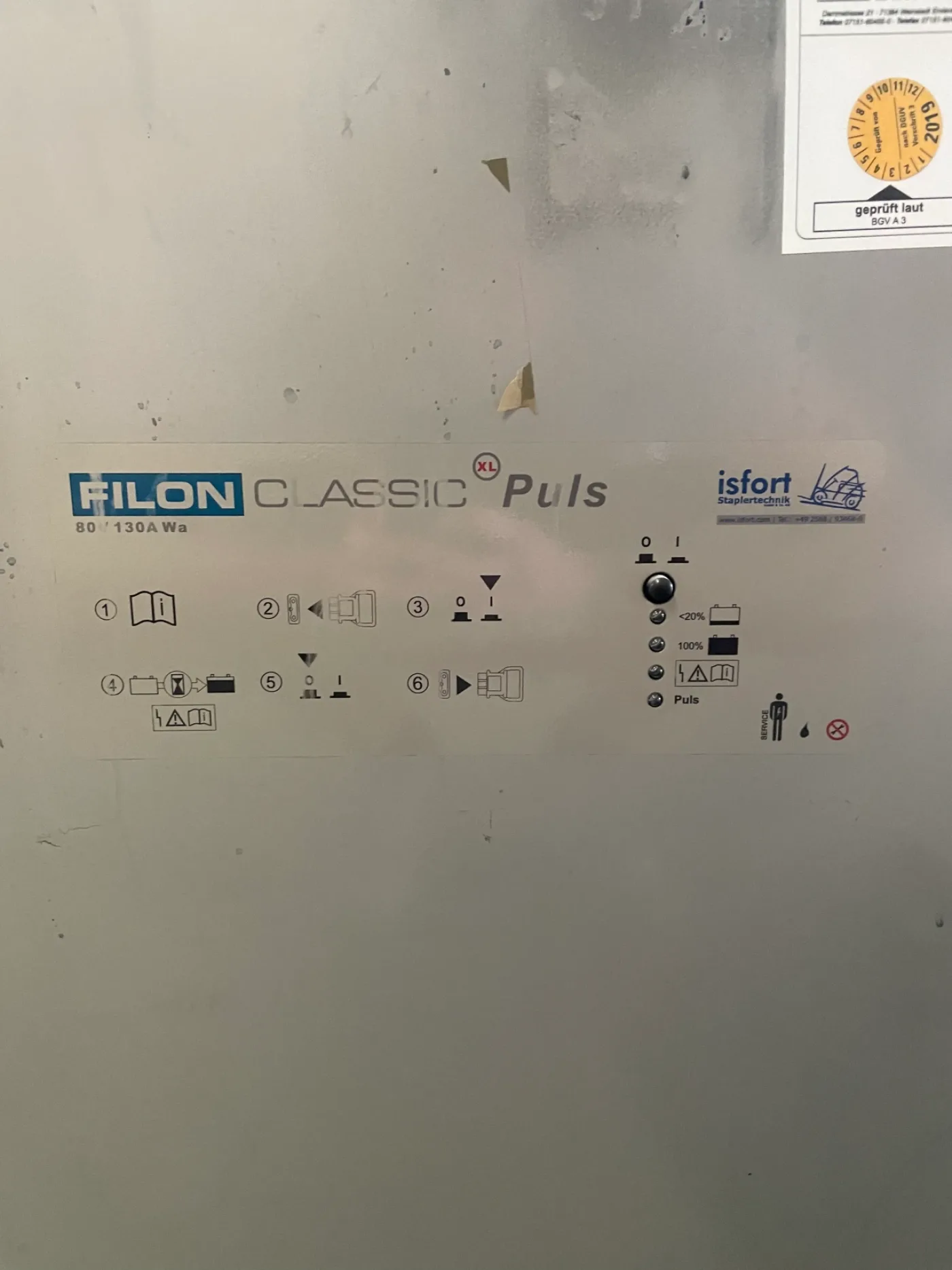Filon Stapler-Batterieladegerät Classic Puls 80V 130A - 2