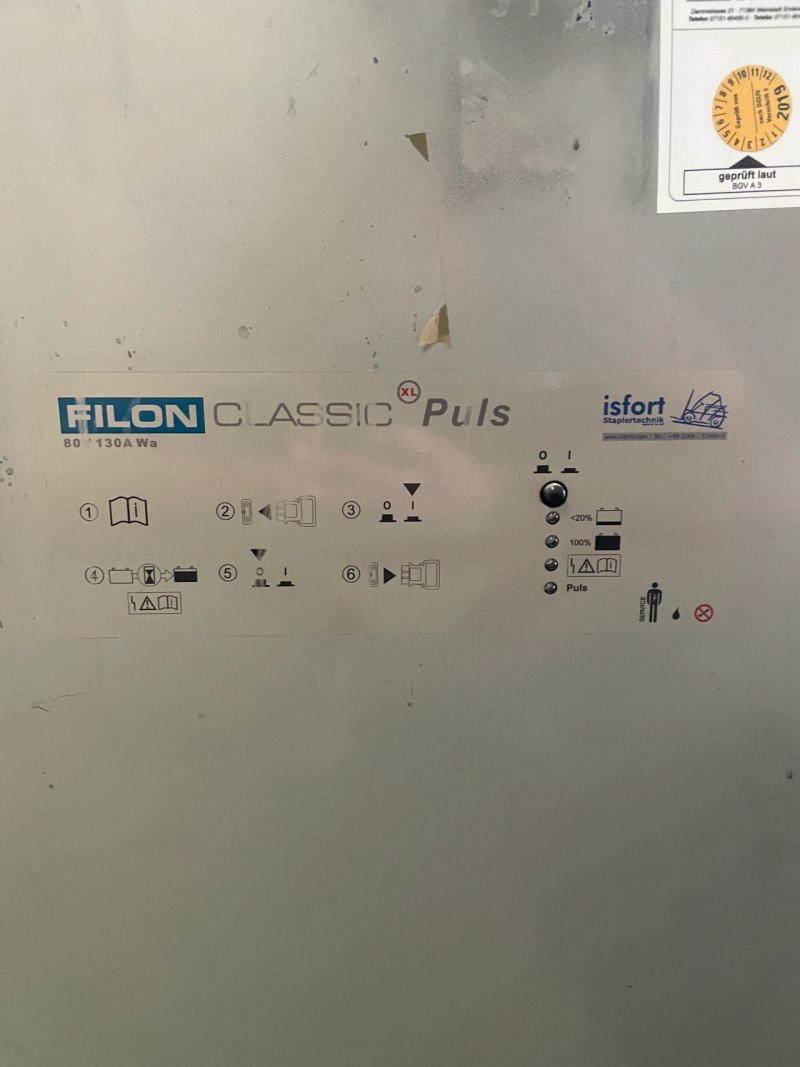 Filon Stapler-Batterieladegerät Classic Puls 80V 130A