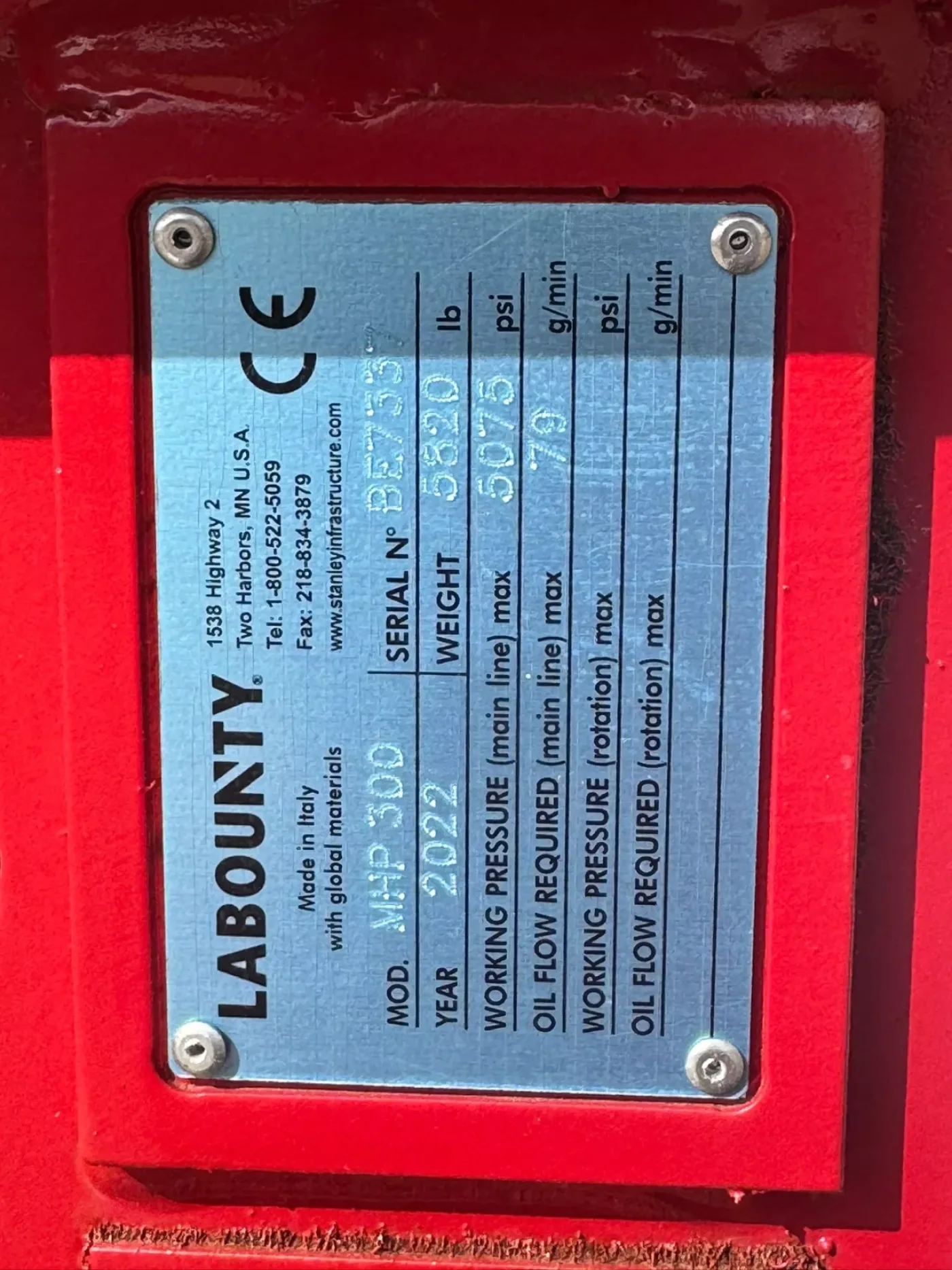 Pulveriser LaBounty MHP300 unused - 8