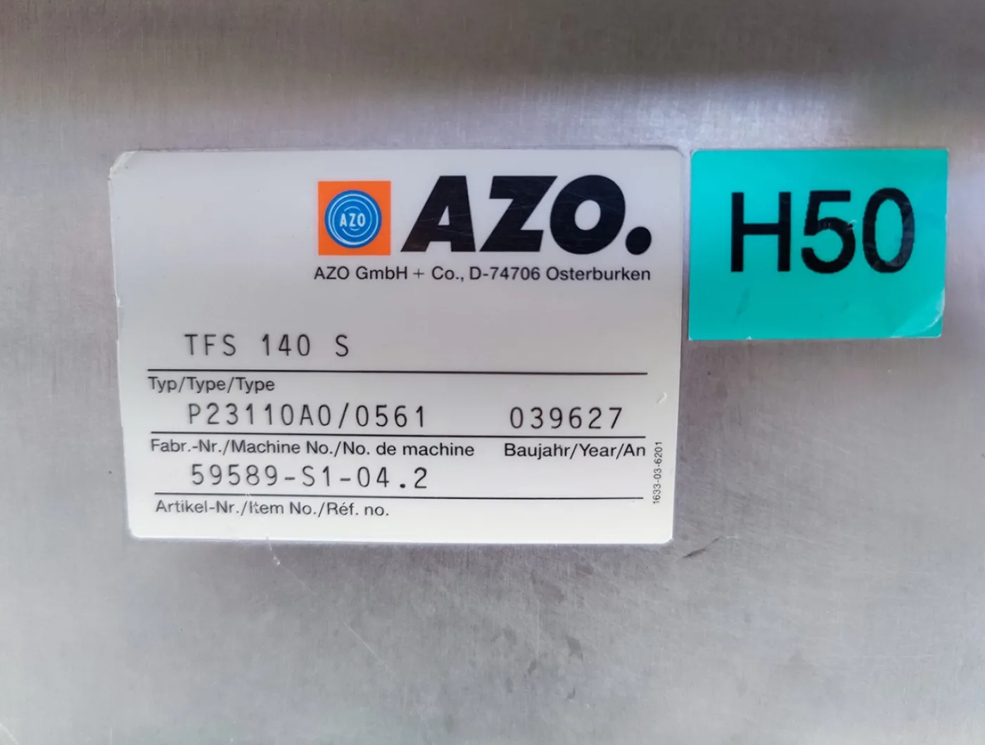 AZO TFS 140 S - Vertical screw conveyor - 2