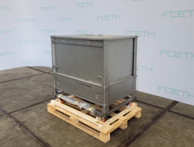 Sartorius Stedim Systems transport pallet tank 500 l - Silo