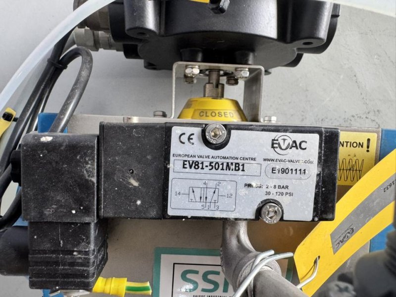 2019 EVAC / Max-Air Technology Pneumatic actuated ball valve