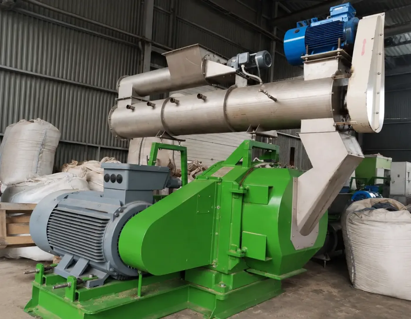 USED BÜHLER DPUC PELLET MILL WITH CONDITIONER AND SCREW CONVEYOR - 6