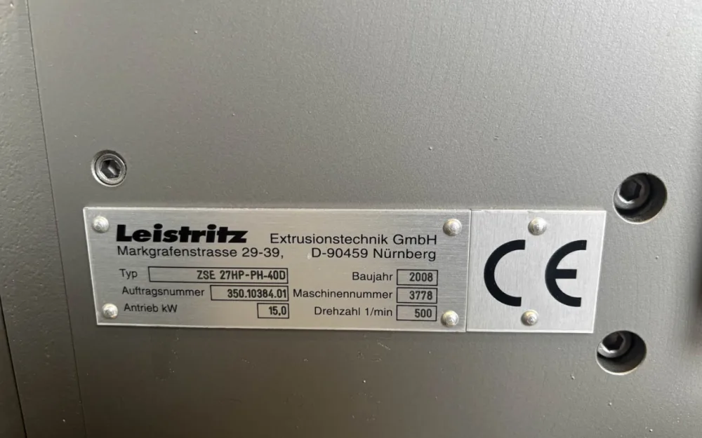 Leistritz ZSE 27 HP-PH-40D - Double screw extruder