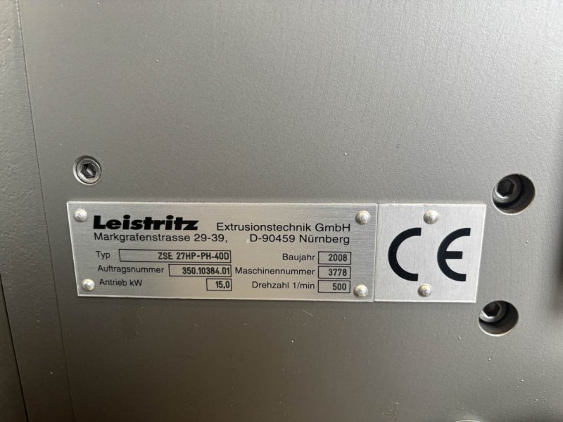 Leistritz ZSE 27 HP-PH-40D - Double screw extruder