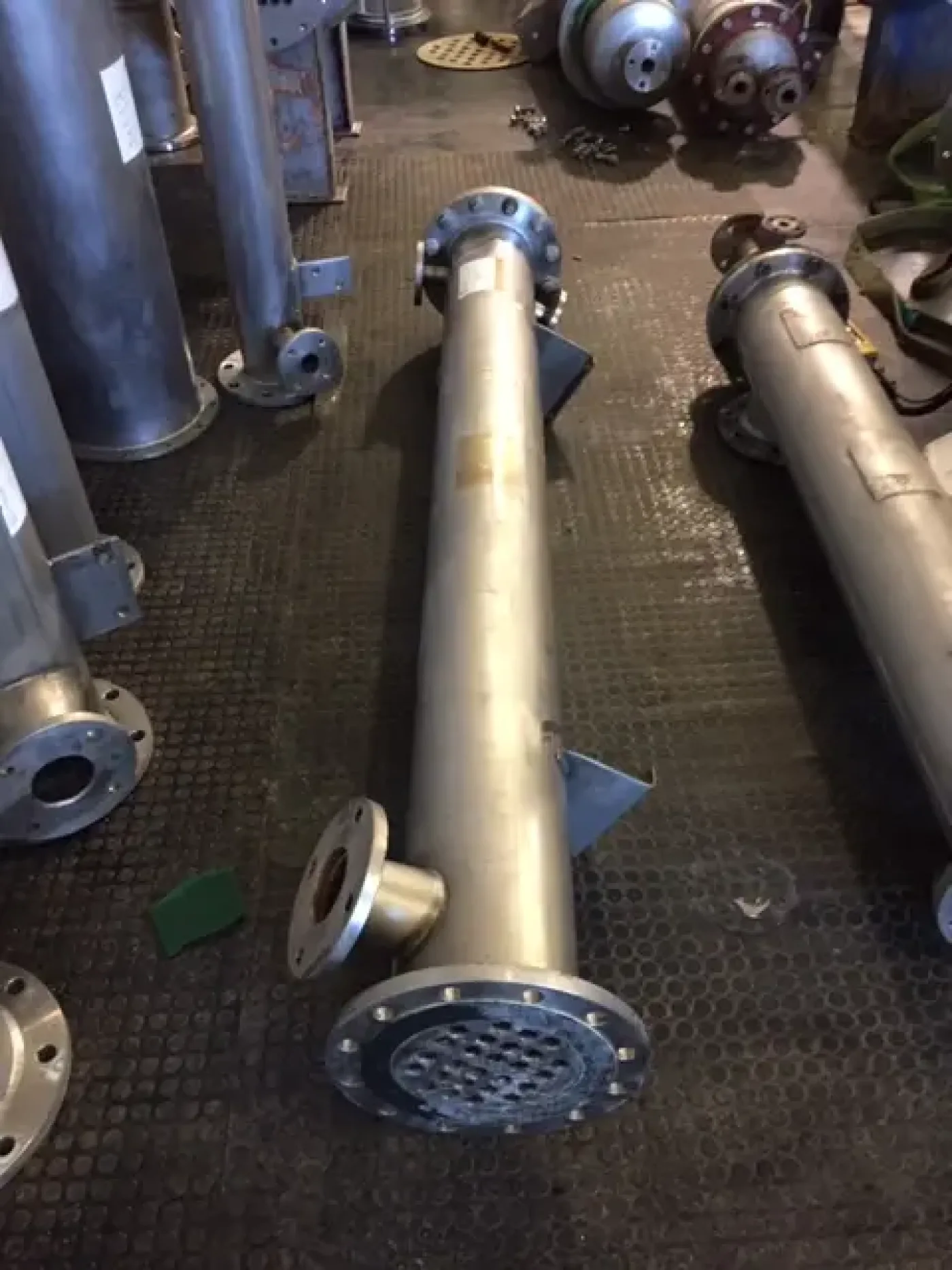 USED TUBULAR EXCHANGER 3 M2 STAINLESS STEEL - 6