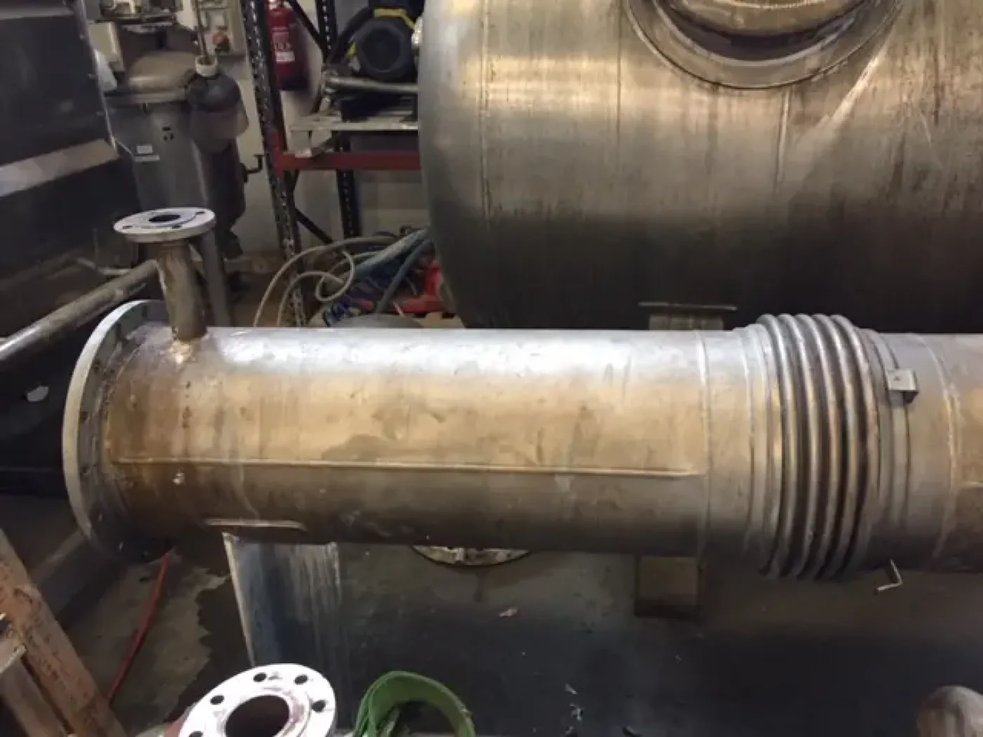 USED AGUILAR TUBULAR EXCHANGER AND ROOMS 14.7 M2 STAINLESS STEEL 316L - 1