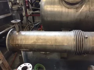 USED AGUILAR TUBULAR EXCHANGER AND ROOMS 14.7 M2 STAINLESS STEEL 316L