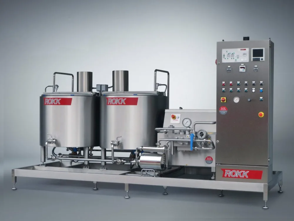 ROKK Mix Plant 600 Self-contained ice cream batch mix plant
