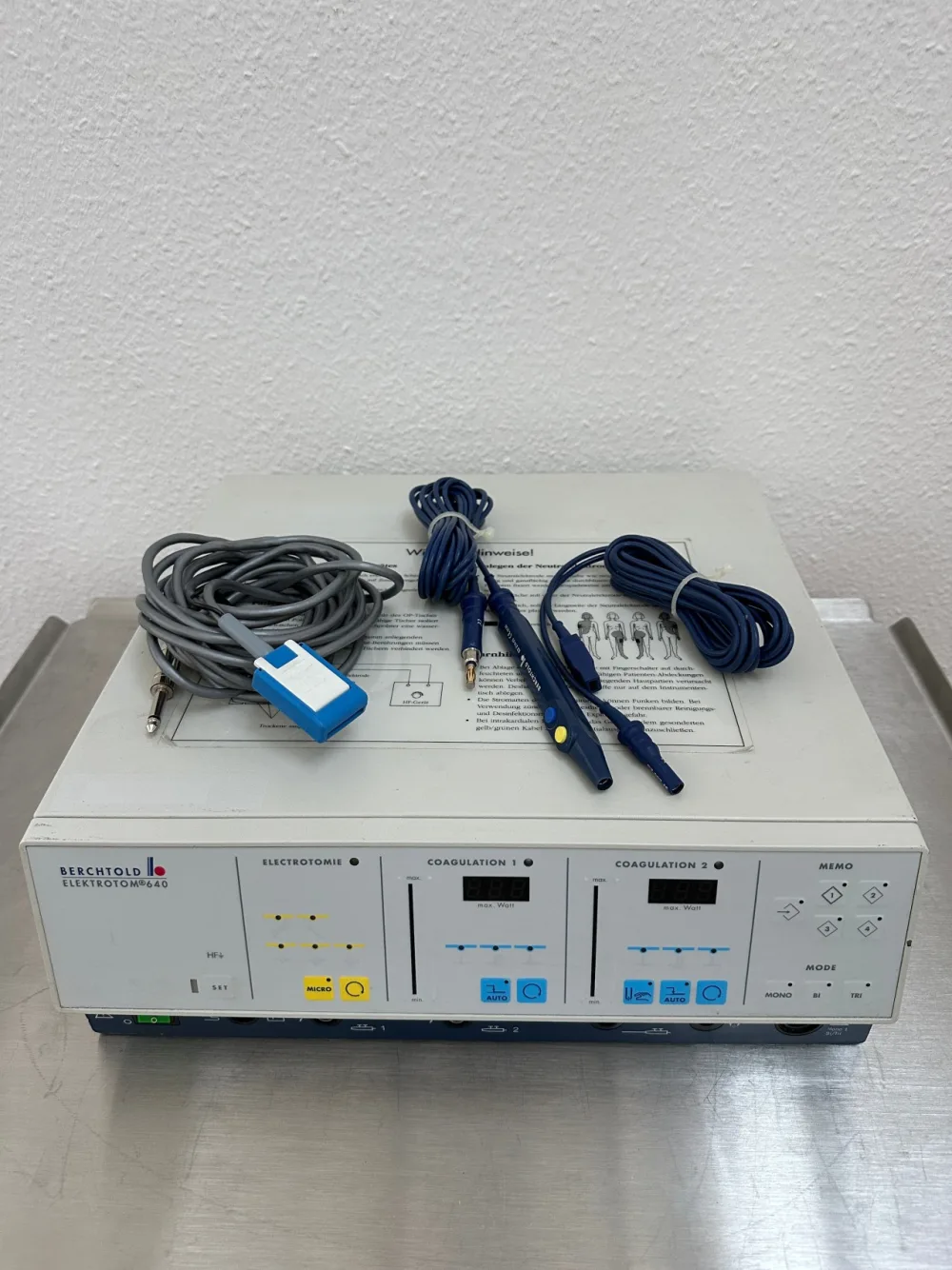 Berchthold Elektrotom 640 HF-Chirurgiegerät