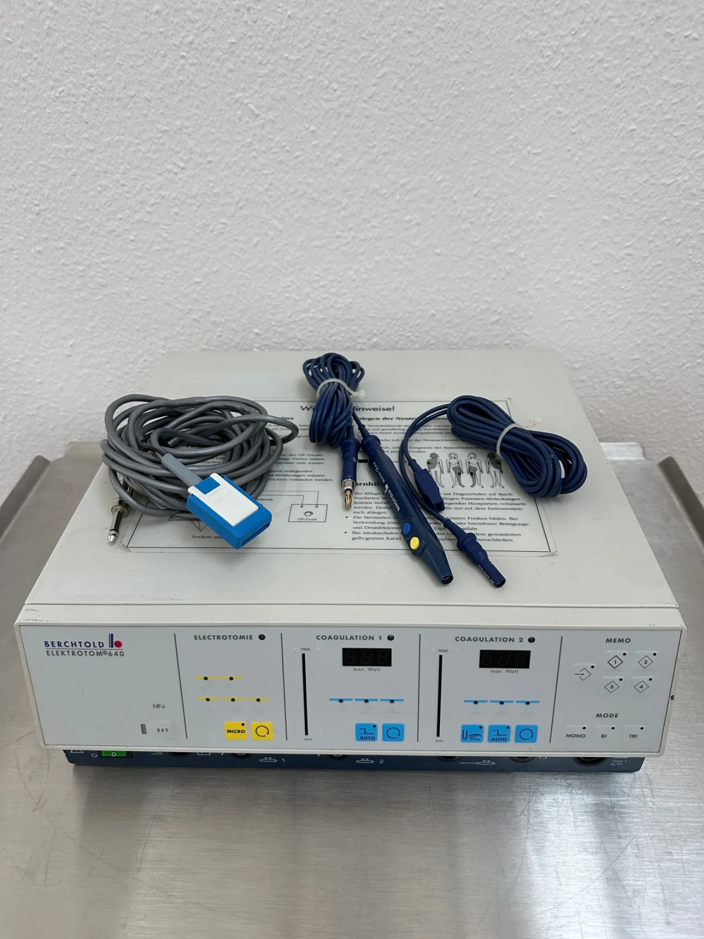 Berchthold Elektrotom 640 HF-Chirurgiegerät - 1