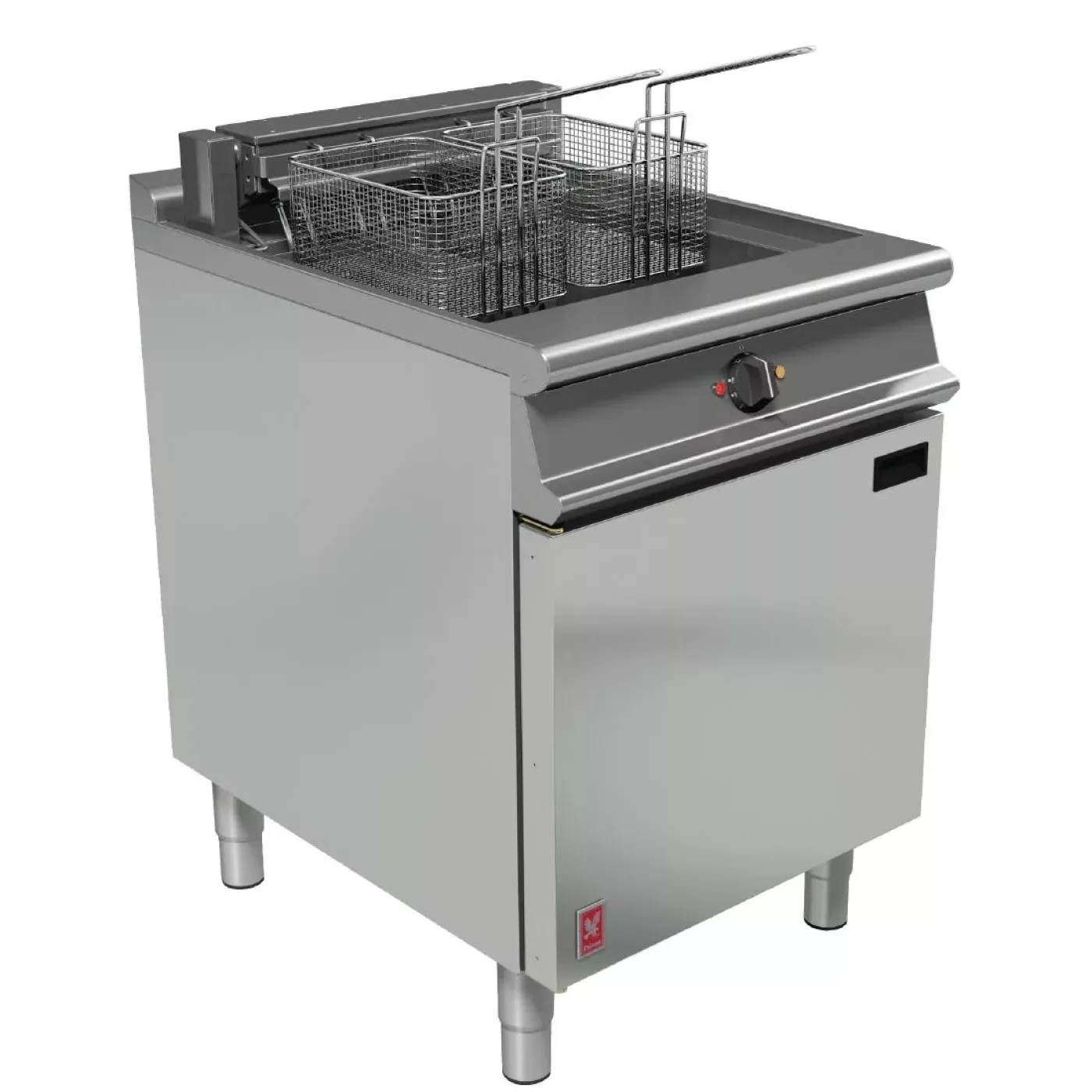 Falcon Dominator Single Tank Twin Basket Free Standing Electric Fryer E3860 - islandcatering - 1