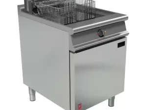 Falcon Dominator Single Tank Twin Basket Free Standing Electric Fryer E3860 - islandcatering