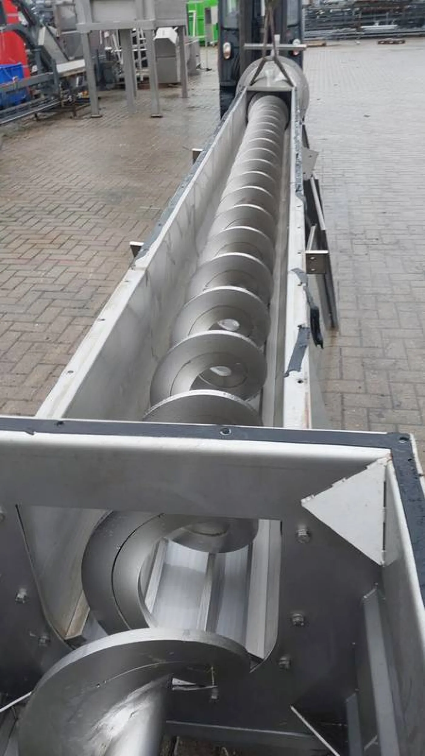 Screw Separator and Conveyor for feathers - 2