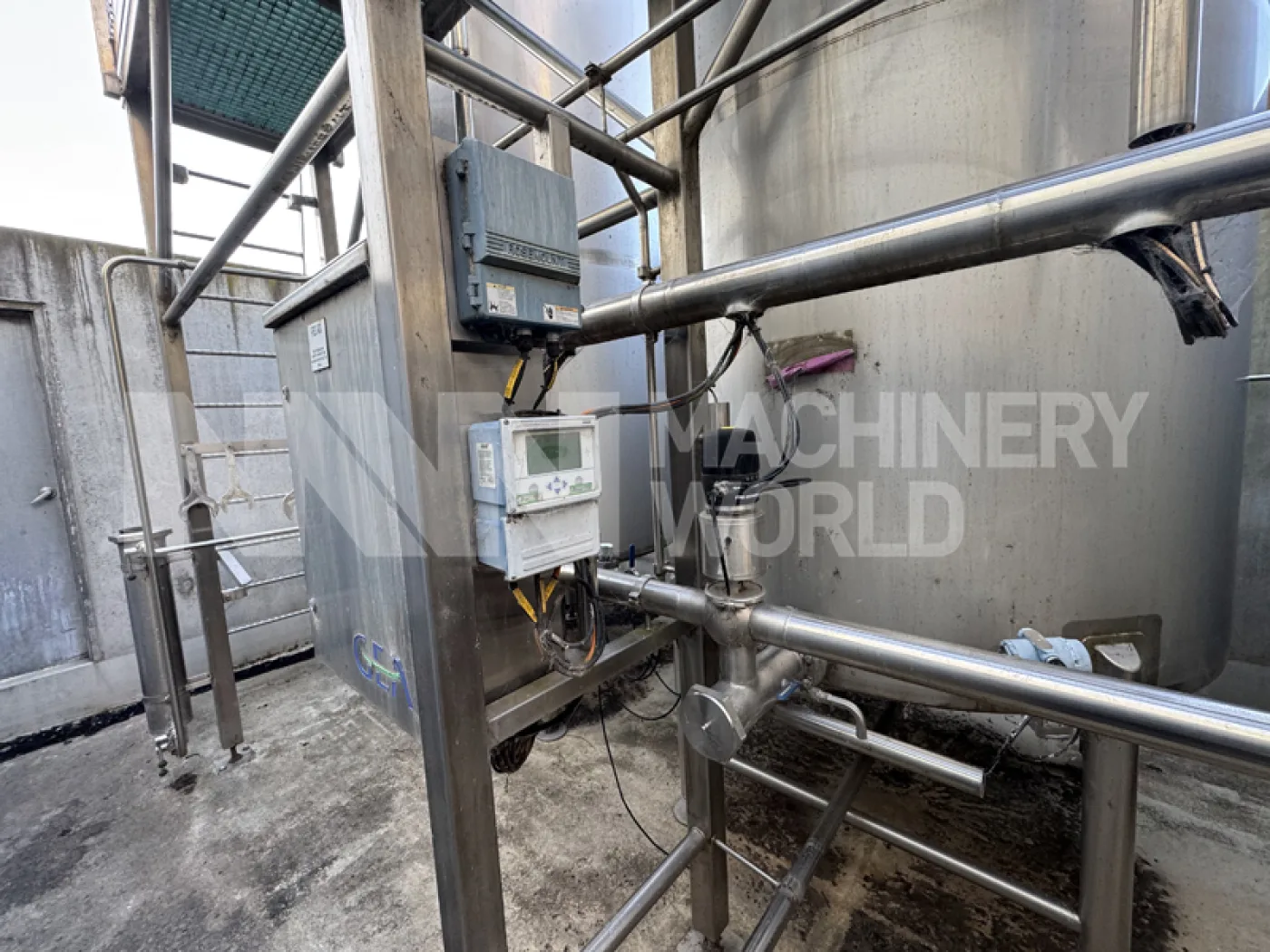 40,000 LPH GEA 4-Tank (3,000L) 1-Channel Automatic CIP System Plant - 2