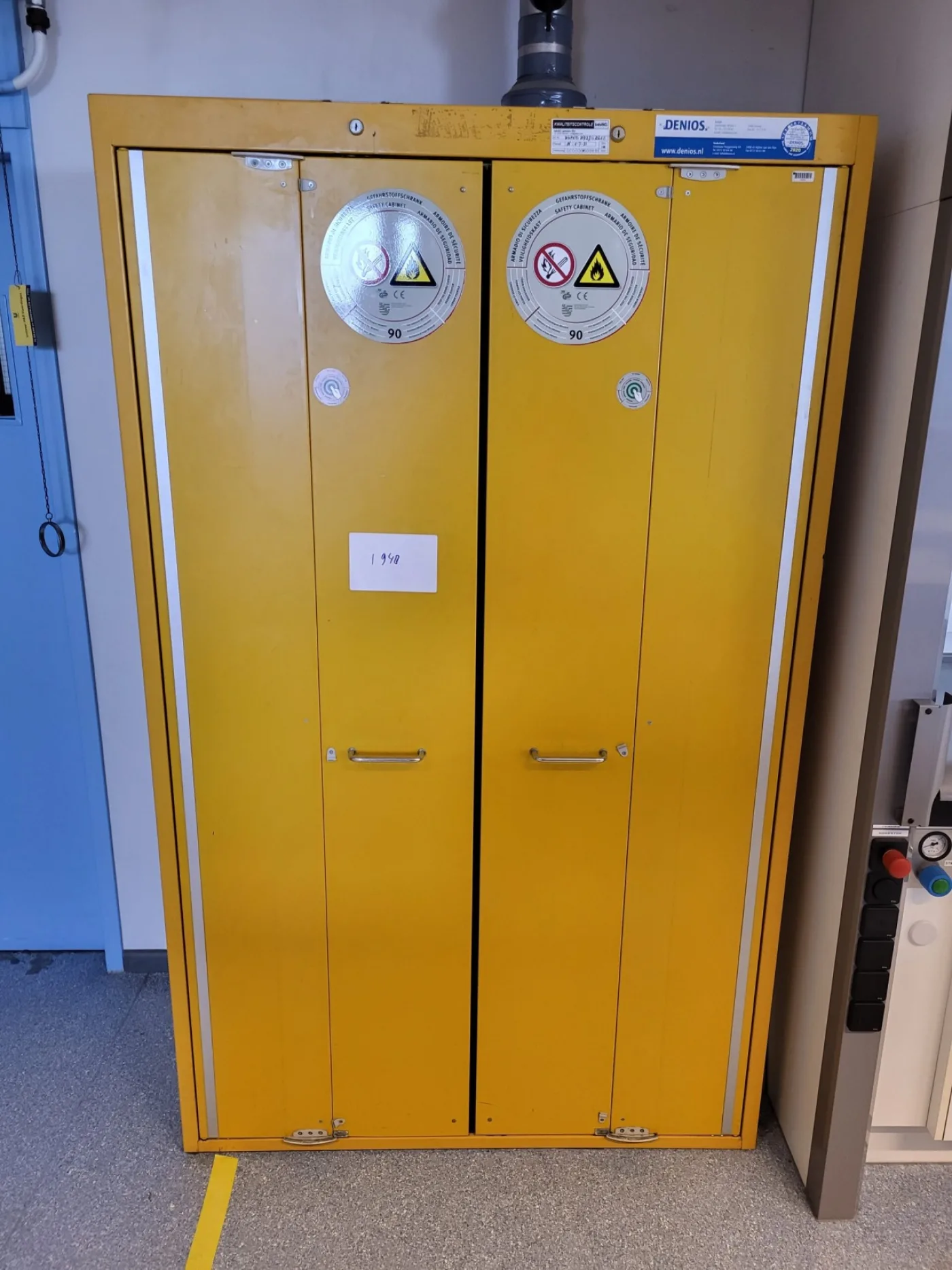 1948 - Used Asecos chemical storage cabinet - 1