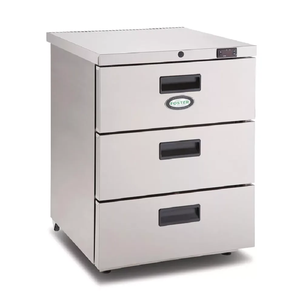 Foster 3 Drawer 150Ltr Under Counter Fridge HR150 13/106 - islandcatering