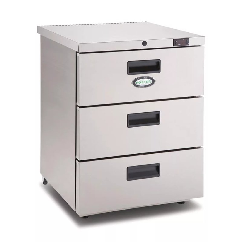 Foster 3 Drawer 150Ltr Under Counter Fridge HR150 13/106 - islandcatering