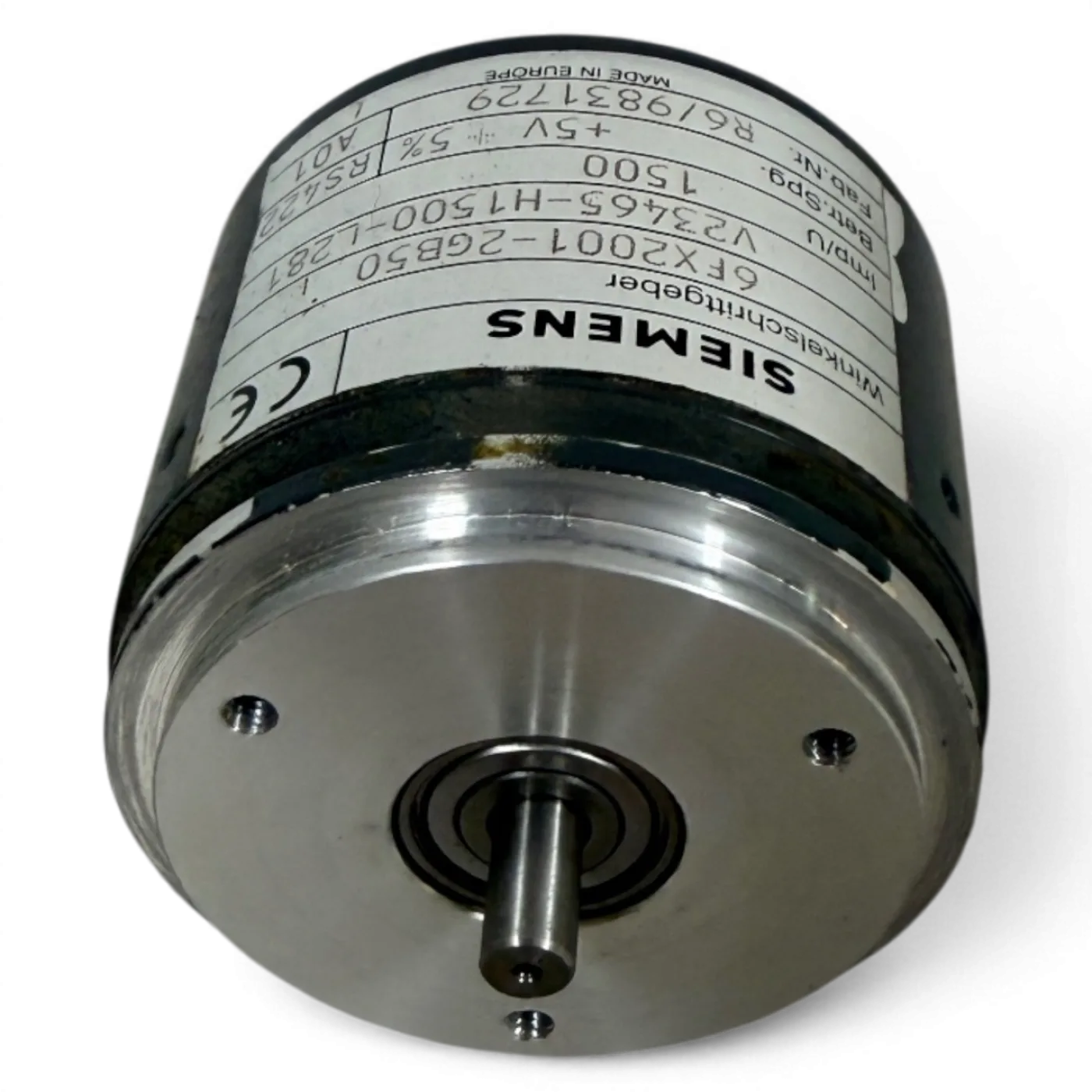 Siemens Winkelschrittgeber 6FX2001-2GB50 · 1500 Imp/U · RS422 - 1