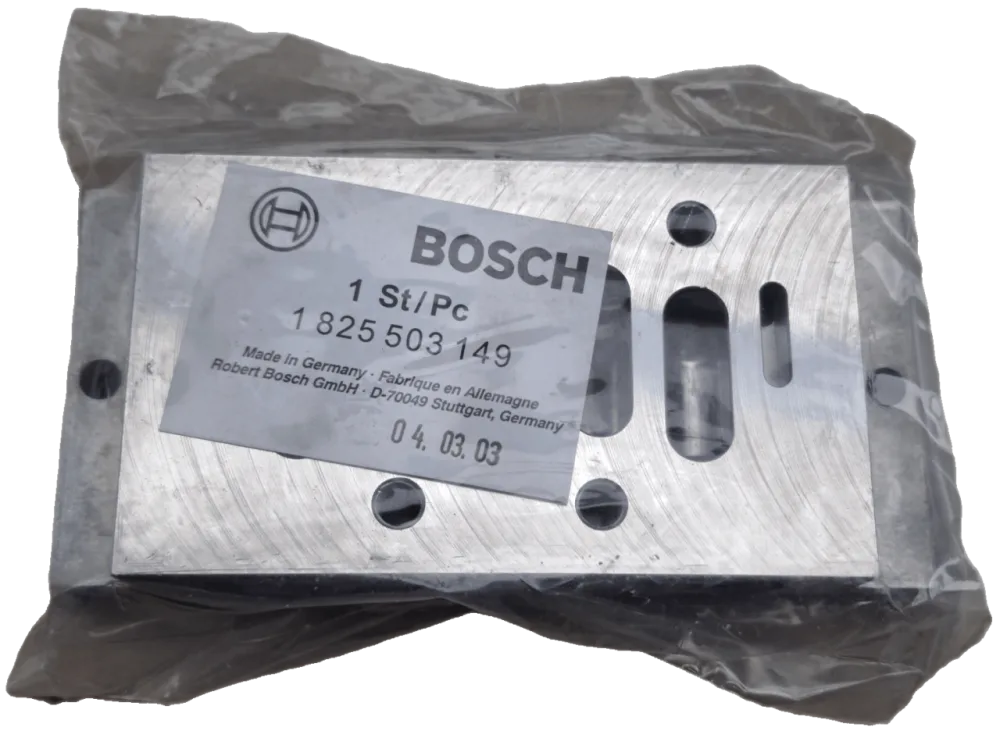 Bosch / Aventics Einzelanschlussplatte, Gewindeanschlüsse seitlich / 1825503149