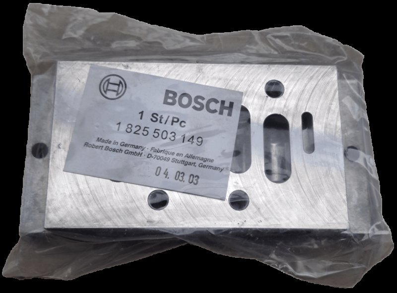 Bosch / Aventics Einzelanschlussplatte, Gewindeanschlüsse seitlich / 1825503149